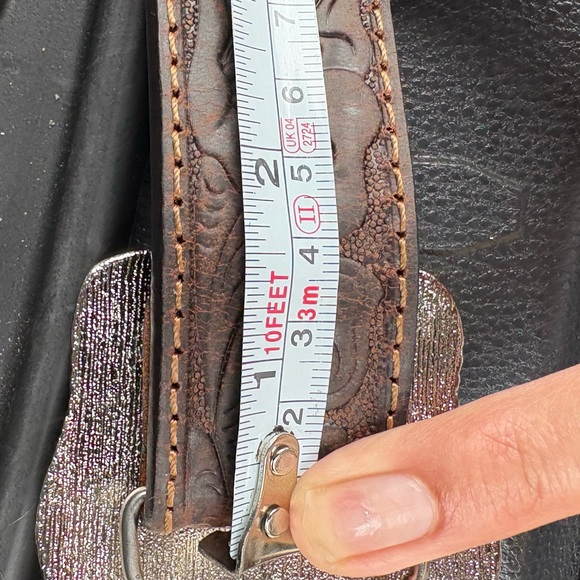 Cody James sz 28 kids Silver and Gold Western Belt Buckle - Picture 11 of 14